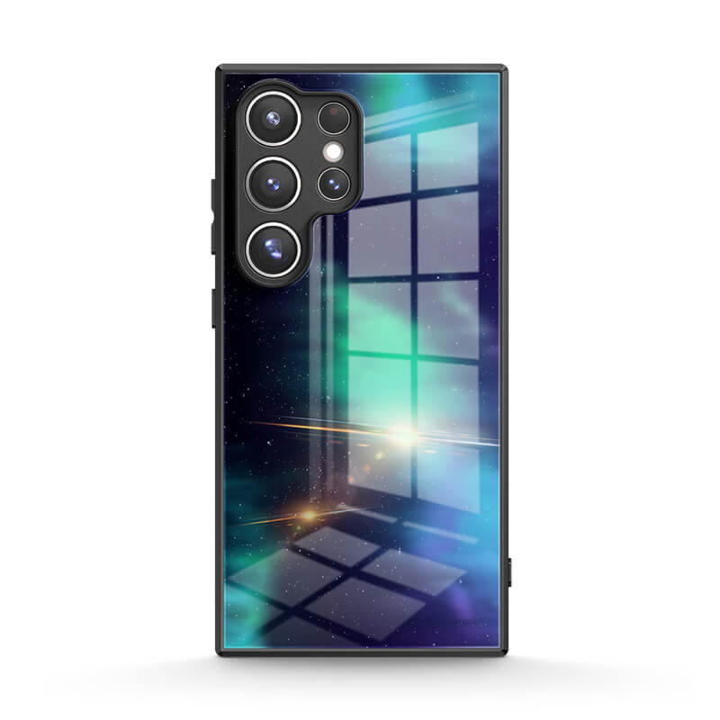 Light Follows Ghosting - Samsung Glass Case