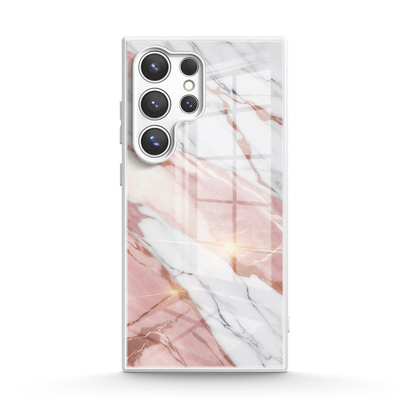 Pink White Jade - Samsung Glass Case
