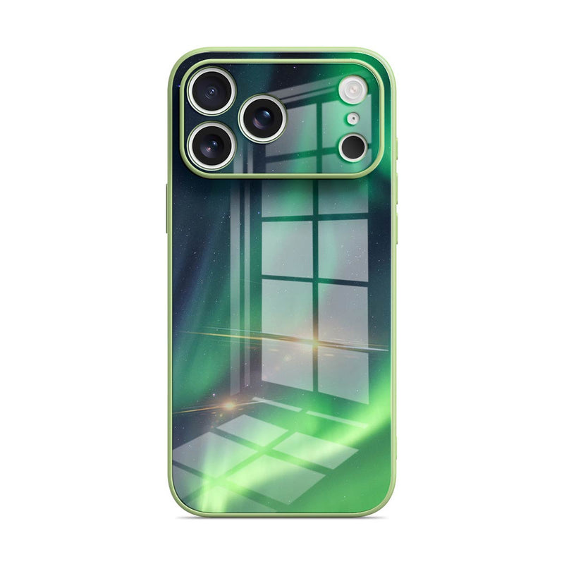 Aurora Green - iPhone Glass Case