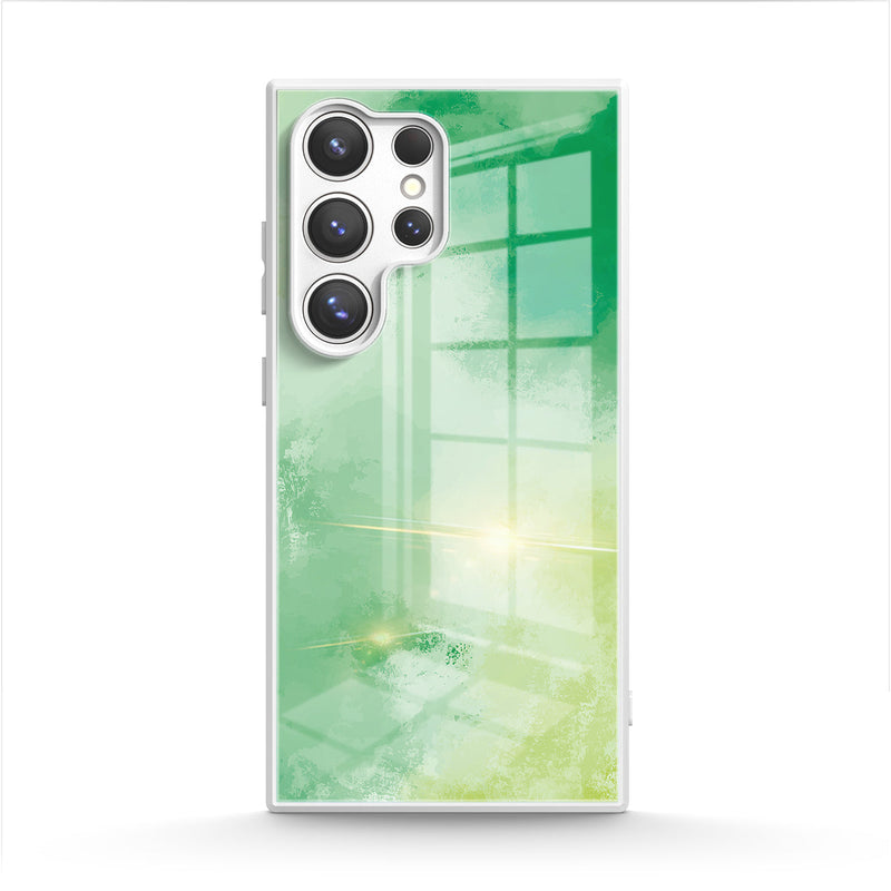 Green Shade - Samsung Glass Case