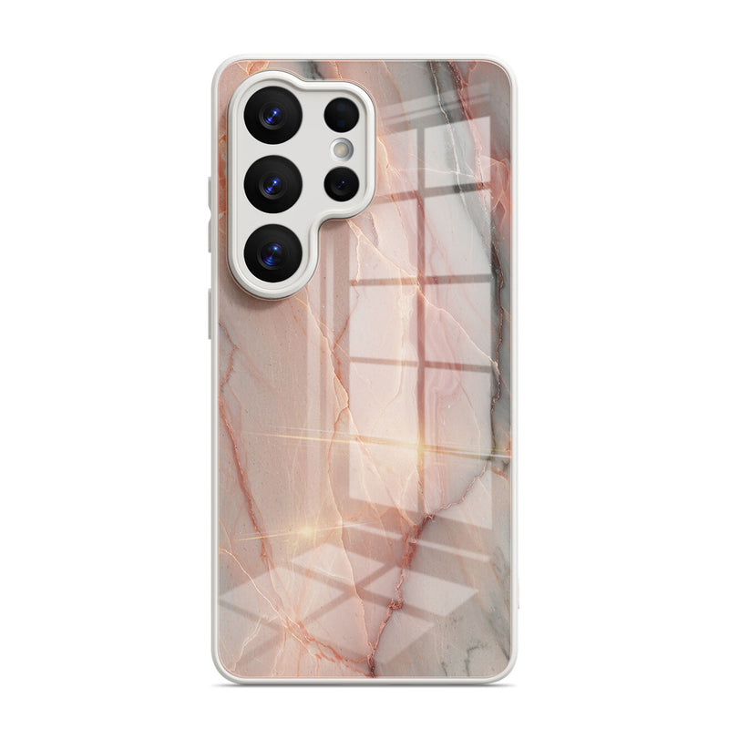 Elegant Rose Gold - Samsung Glass Case