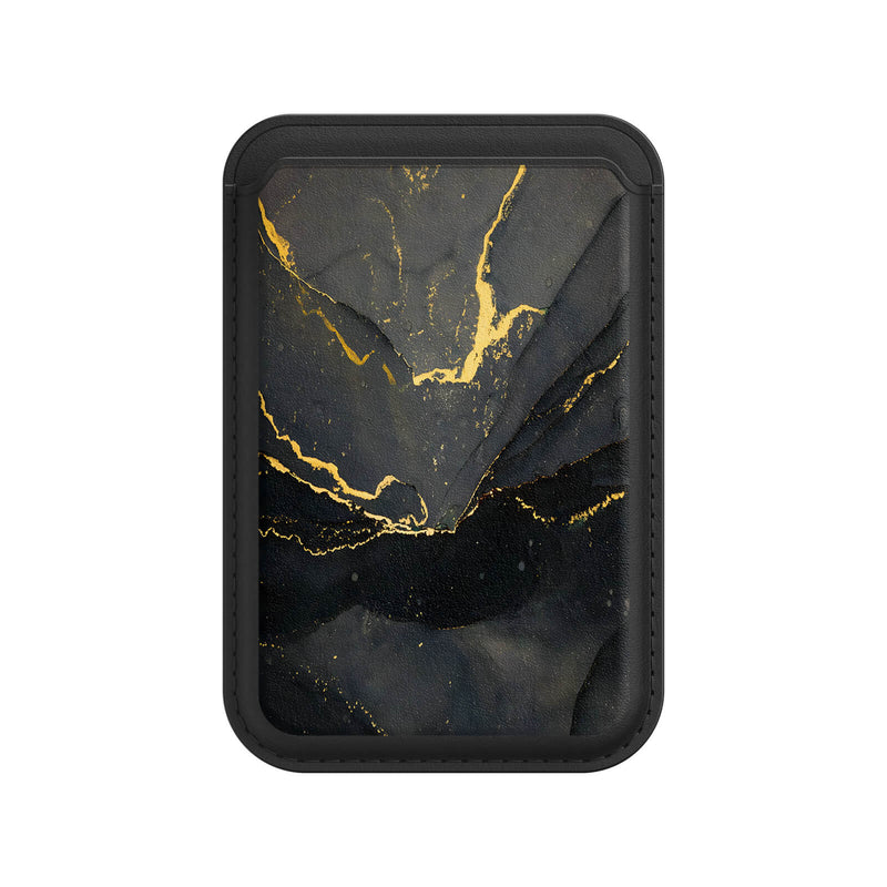 Black Gold Sand - iPhone Leather Wallet