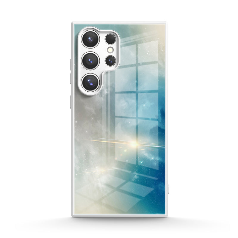 Ice Crystal Star - Samsung Glass Case
