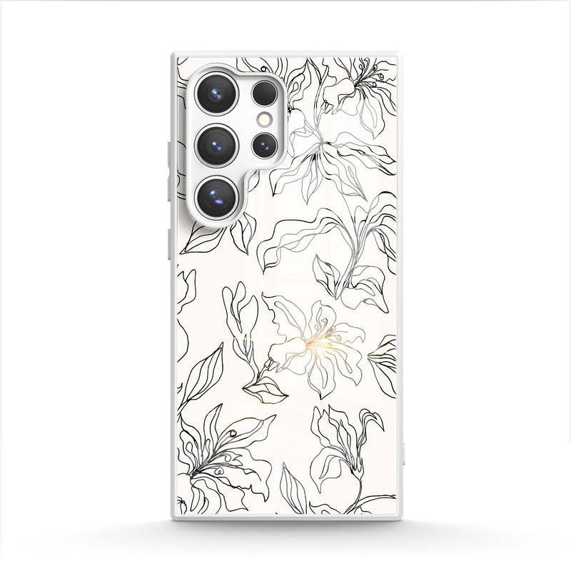 Flower of Purity - Samsung Glass Case