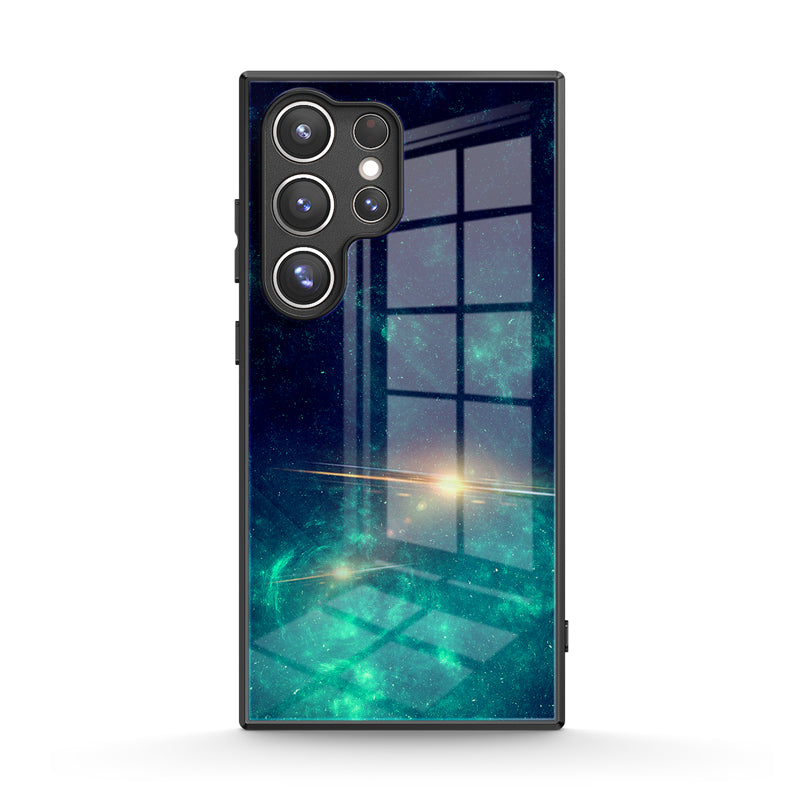 Night Light Star River - Samsung Glass Case