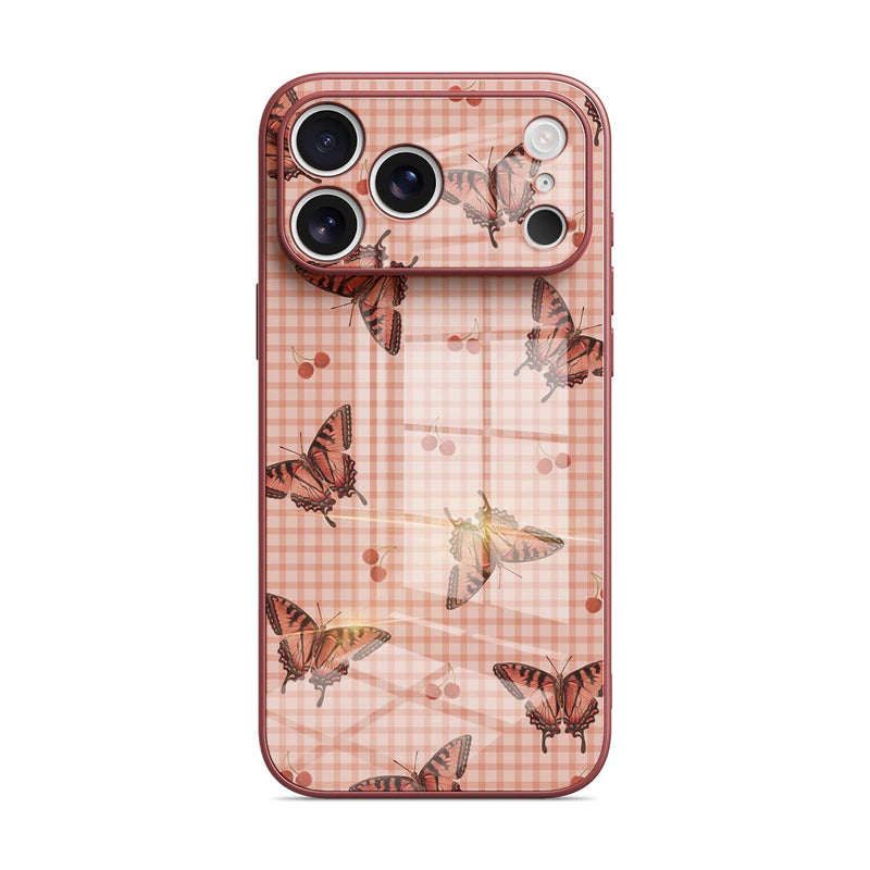 Dancing With Butterflies - iPhone Glass Case