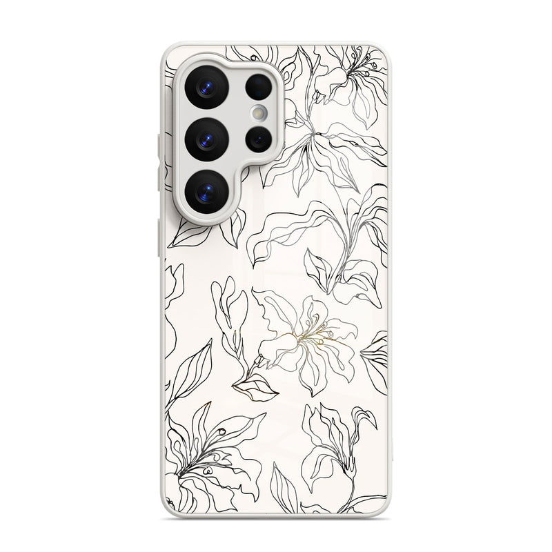 Flower of Purity - Samsung Glass Case