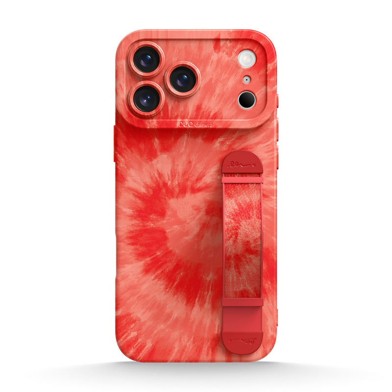 Scarlet Glow - iPhone Wrist Strap Case