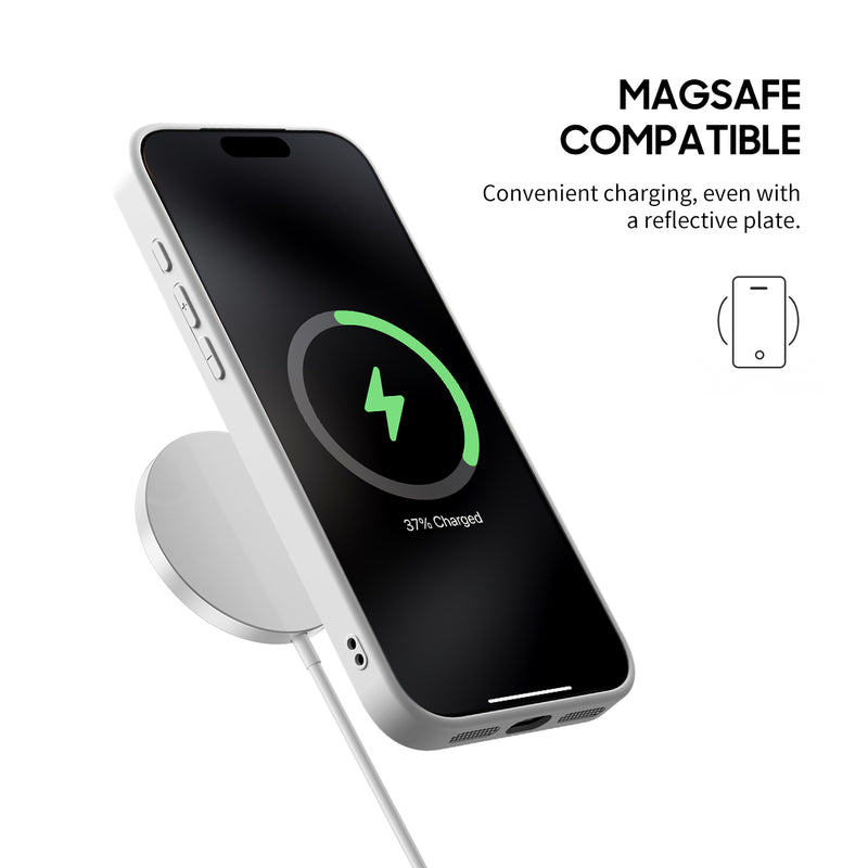 White - iPhone Glass Case