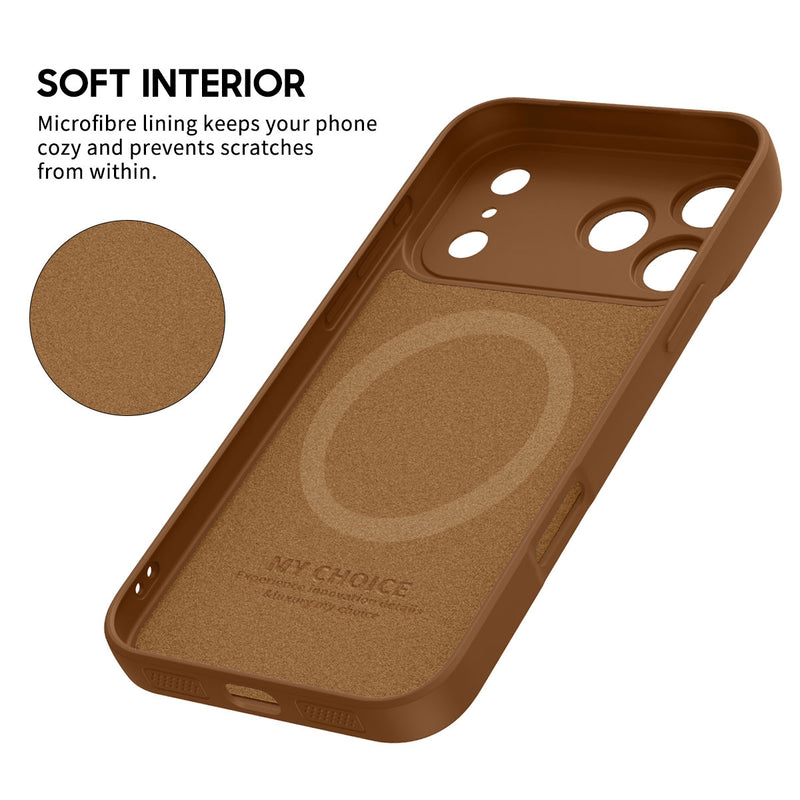 Brown - iPhone Silicone Case