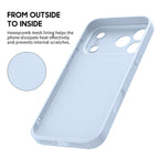 Blue Gray - iPhone Glass Case