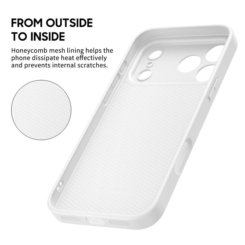 White - iPhone Glass Case