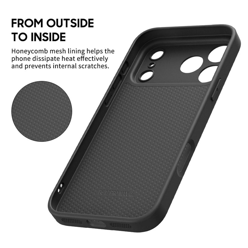 Black - iPhone Glass Case