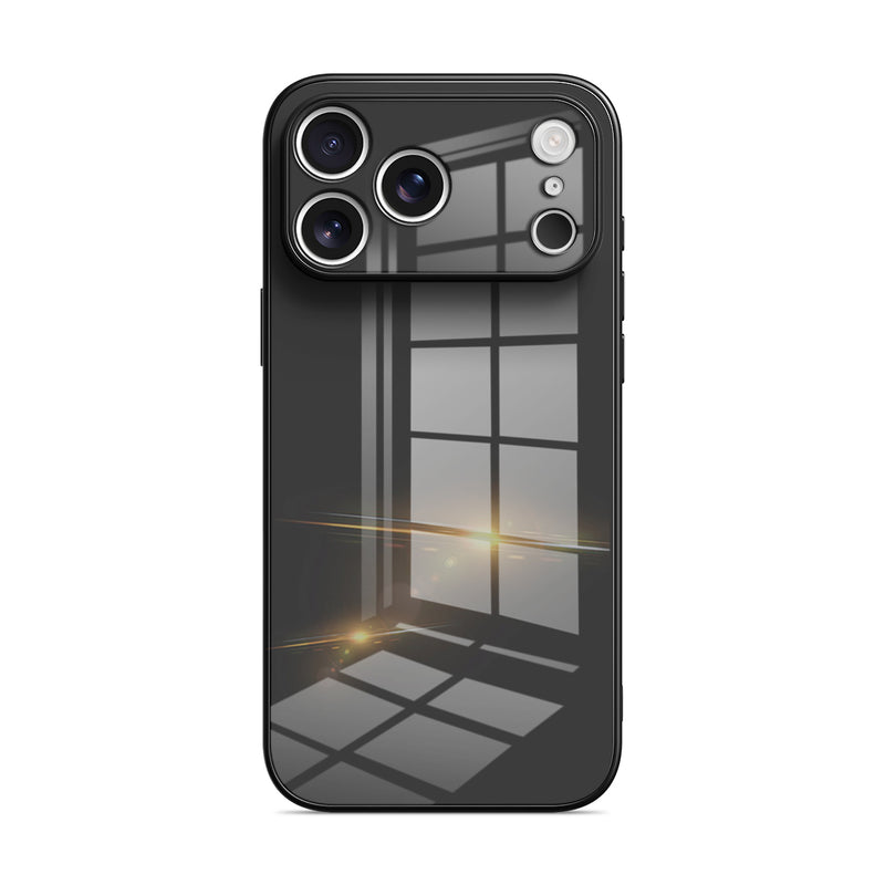 Black - iPhone Glass Case