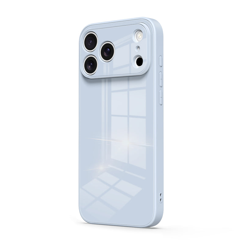 Blue Gray - iPhone Glass Case