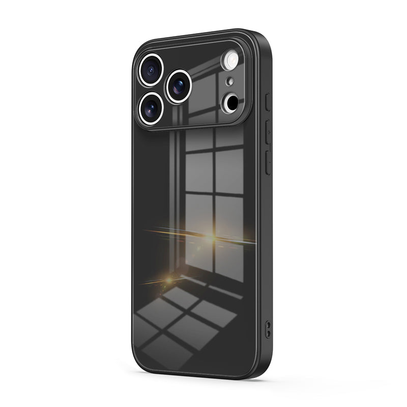 Black - iPhone Glass Case