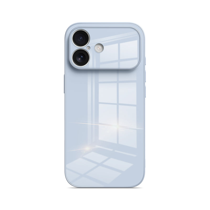 Blue Gray - iPhone Glass Case