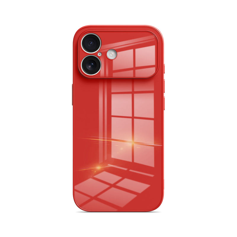 Red - iPhone Glass Case