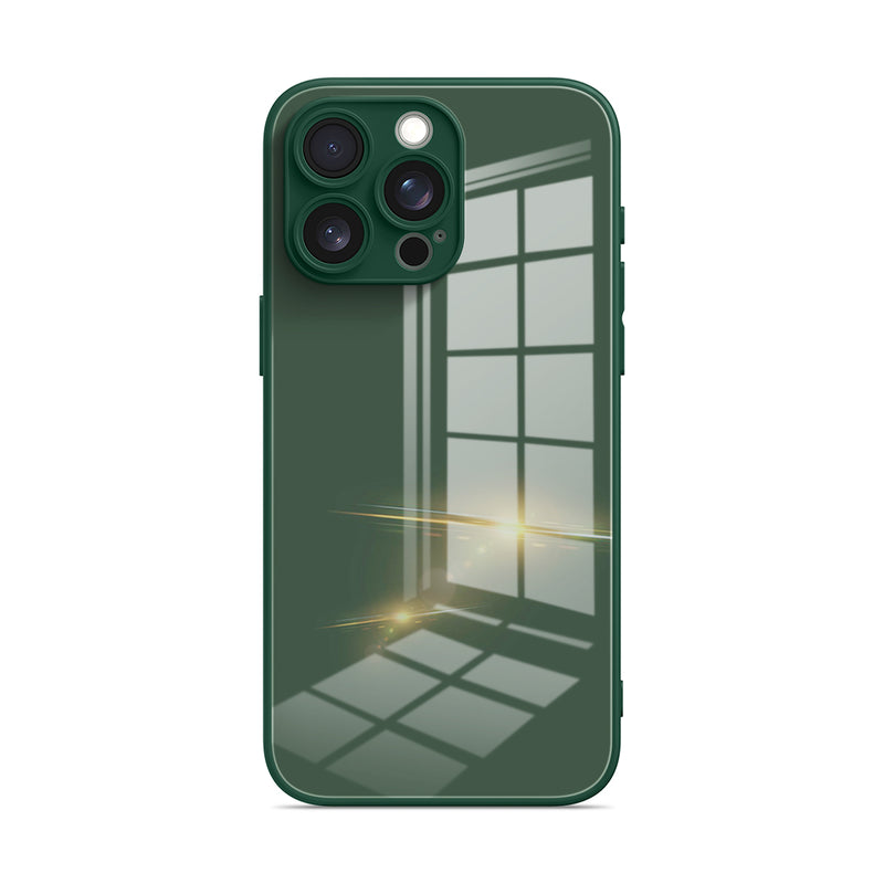 Dark Green - iPhone Glass Case