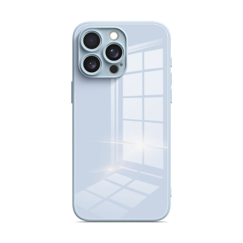 Blue Gray - iPhone Glass Case