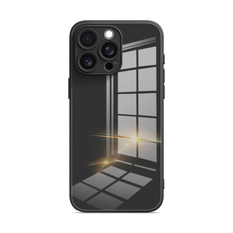 Black - iPhone Glass Case