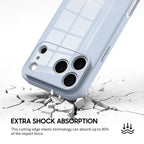 Blue Gray - iPhone Glass Case
