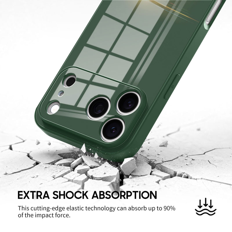 Dark Green - iPhone Glass Case