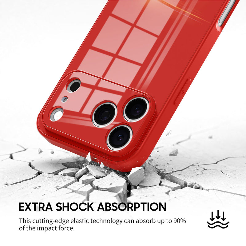 Red - iPhone Glass Case