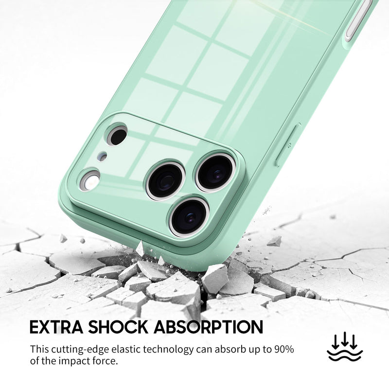 Cyan - iPhone Glass Case