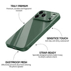 Dark Green - iPhone Glass Case