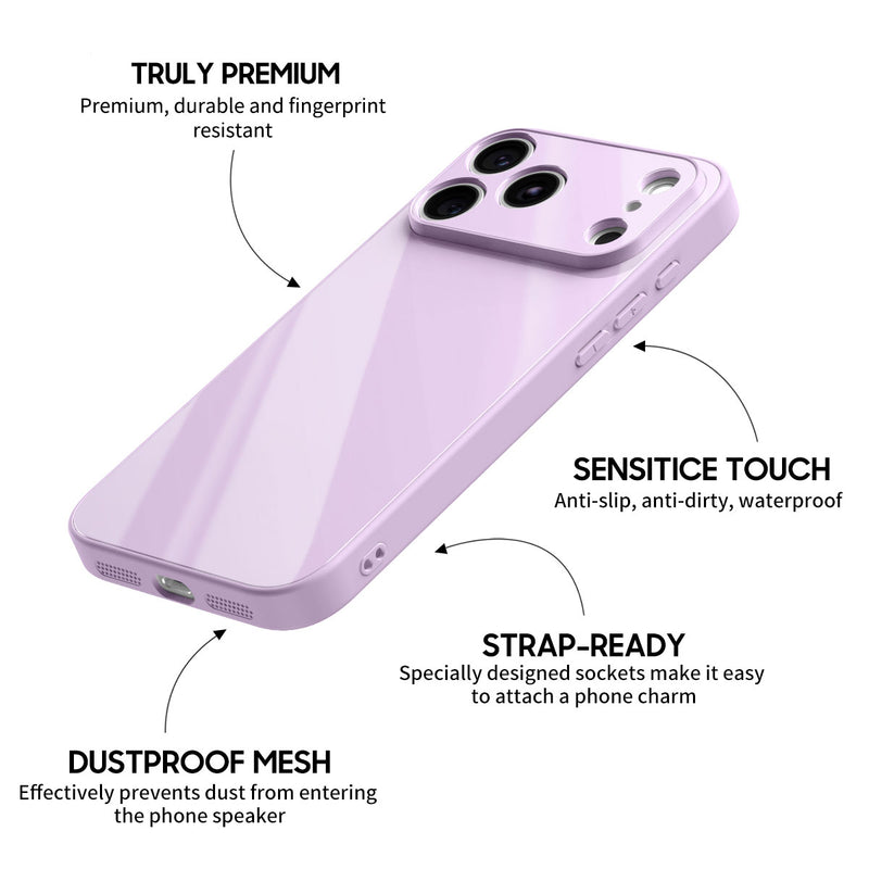 Grass Purple - iPhone Glass Case
