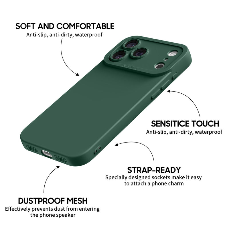 Dark Green - iPhone Silicone Case