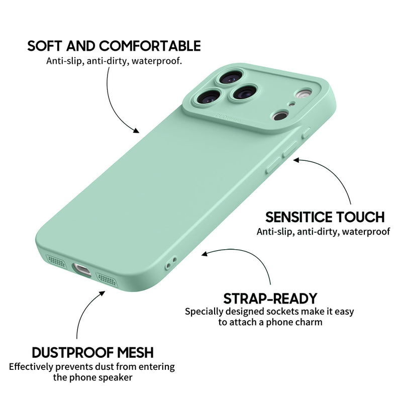 Cyan - iPhone Silicone Case
