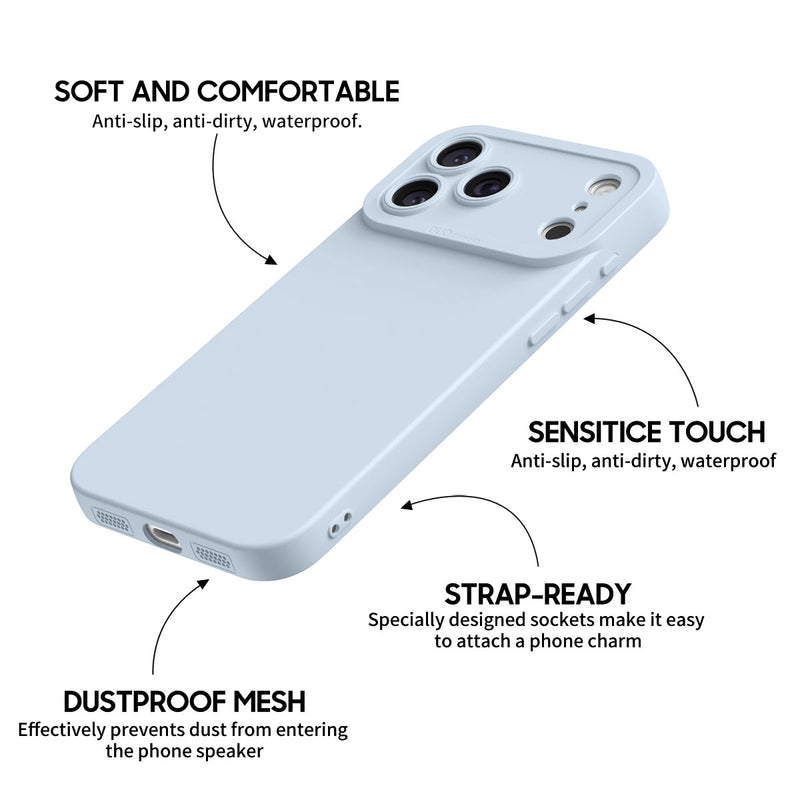 Blue Gray - iPhone Silicone Case