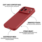 Camellia Red - iPhone Silicone Case
