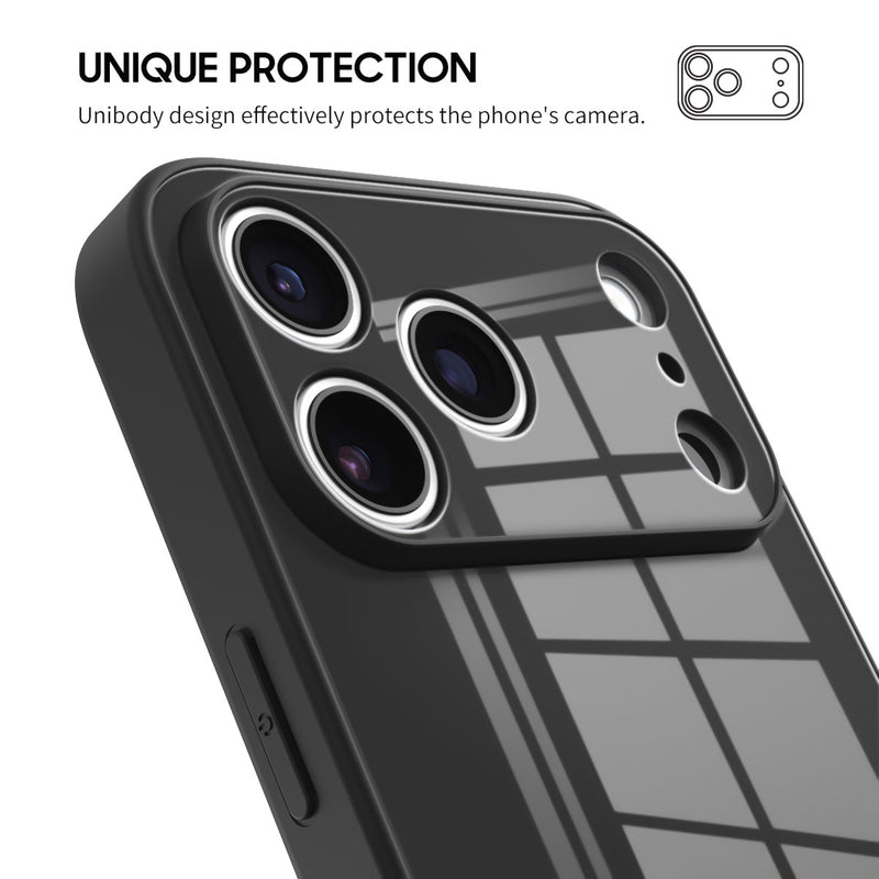 Black - iPhone Glass Case