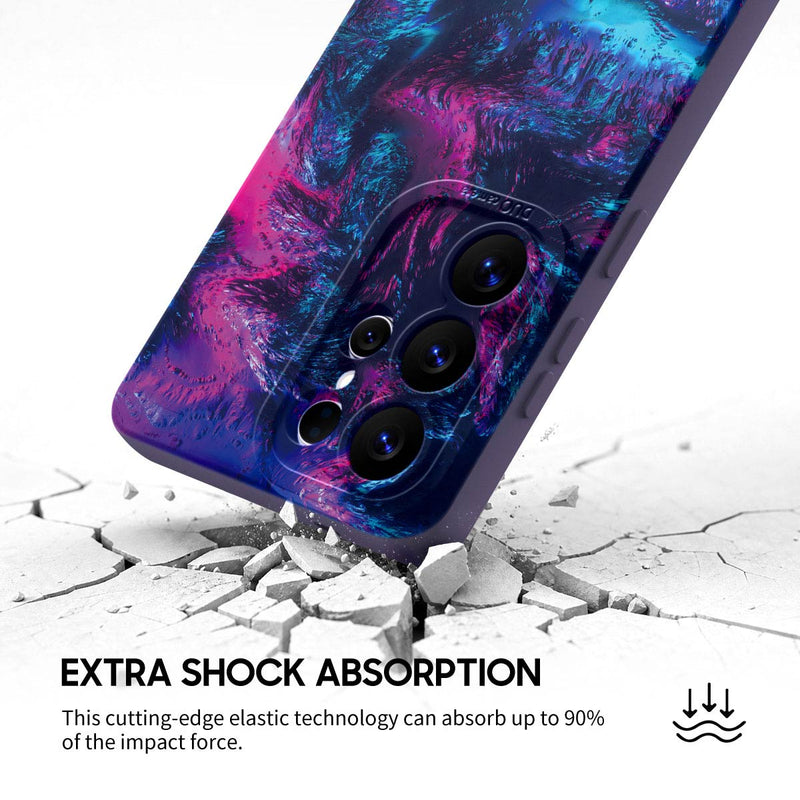 Psychedelic Nebula - Samsung Silicone Case
