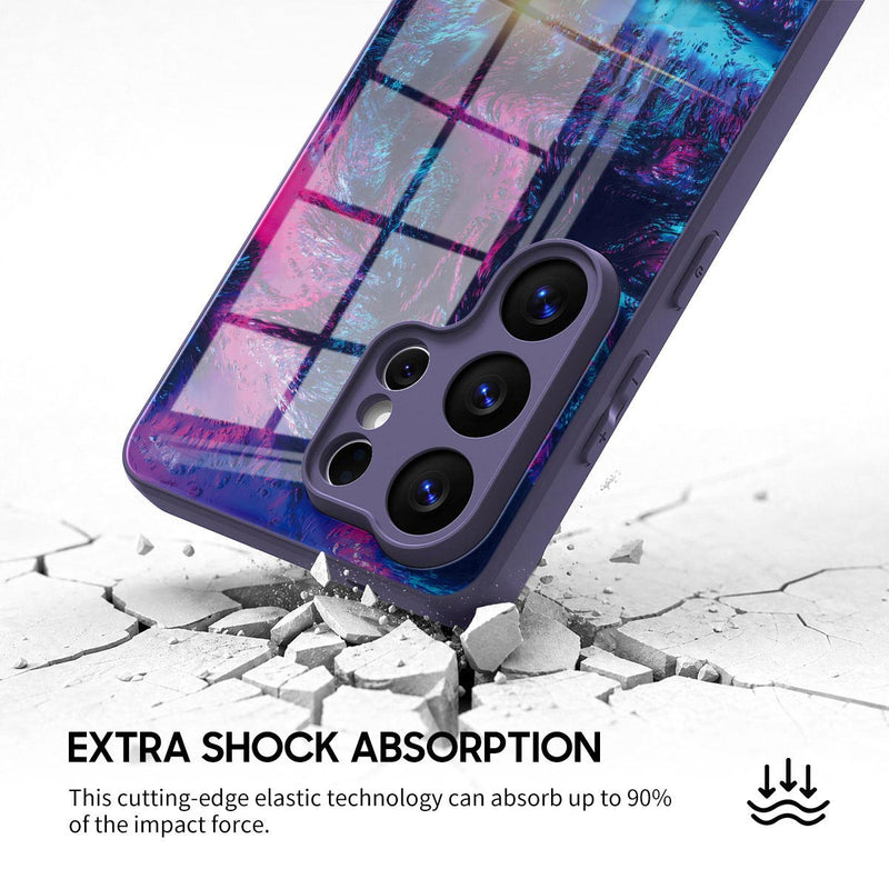 Psychedelic Nebula - Samsung Glass Case