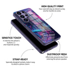 Psychedelic Nebula - Samsung Glass Case