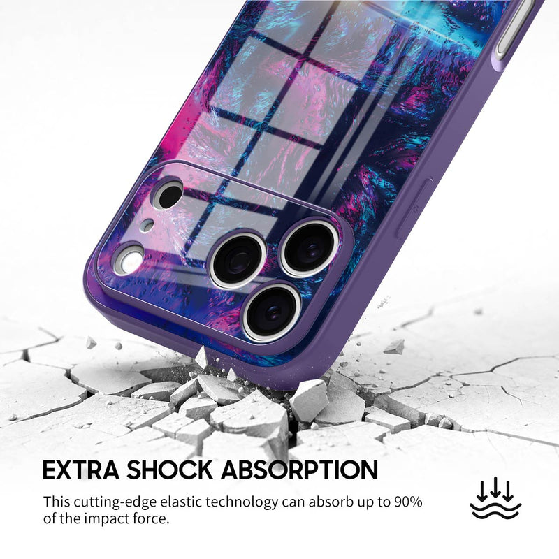 Psychedelic Nebula - iPhone Glass Case