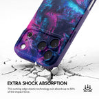 Psychedelic Nebula - iPhone Silicone Case