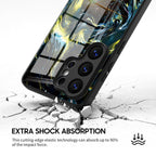 Dark Gold Matter - Samsung Glass Case