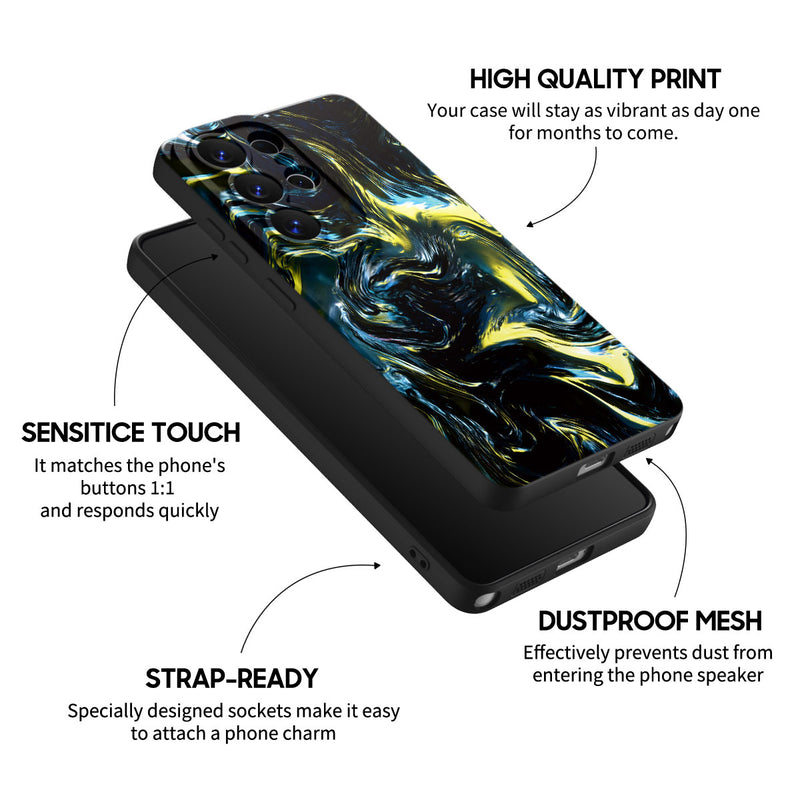 Dark Gold Matter - Samsung Silicone Case