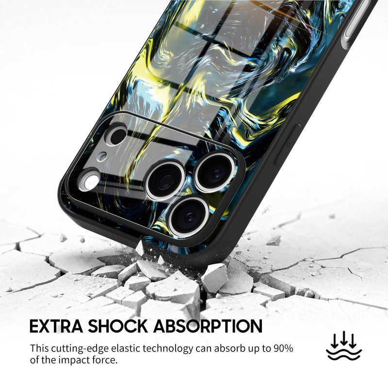 Dark Gold Matter - iPhone Glass Case