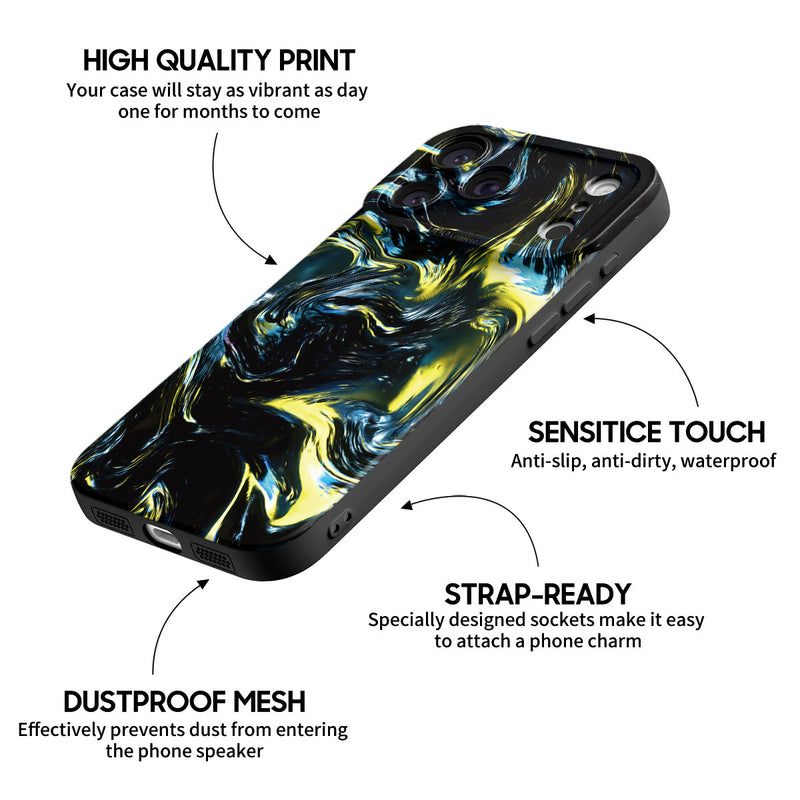 Dark Gold Matter - iPhone Silicone Case