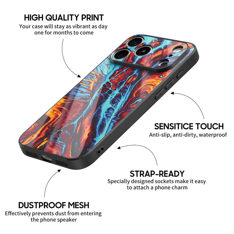 Wings Of Repentance - iPhone Glass Case