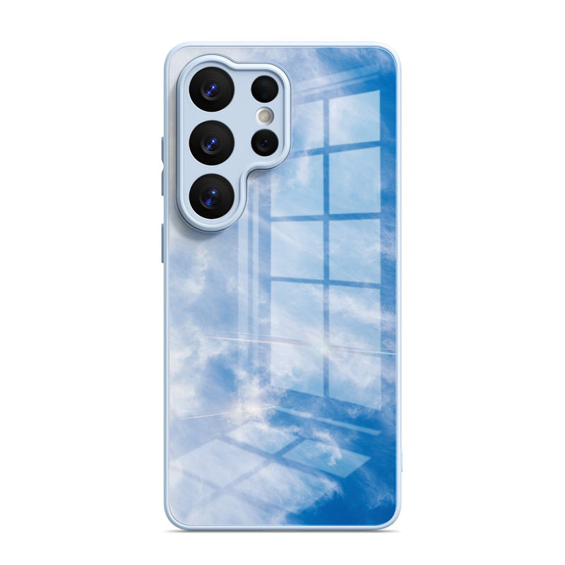 Clear Sky - Samsung Glass Case