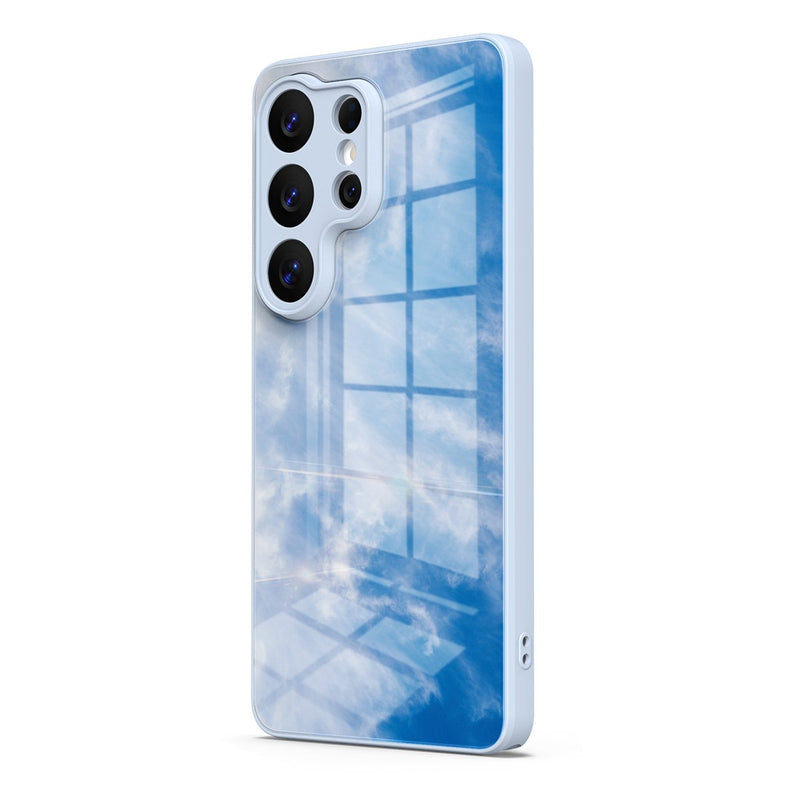 Clear Sky - Samsung Glass Case