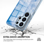 Clear Sky - Samsung Glass Case
