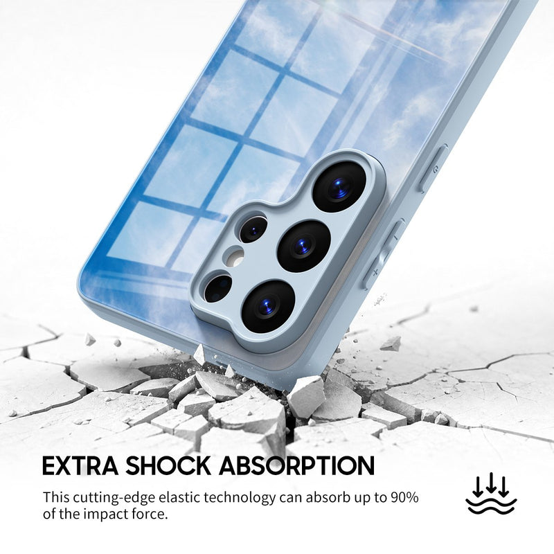 Clear Sky - Samsung Glass Case